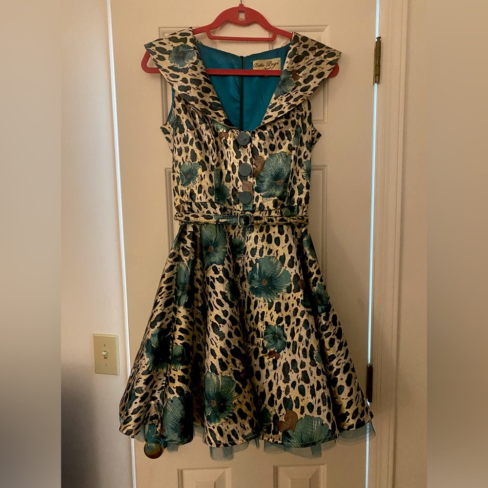 Bettie Page by Tatiana retro / pin-up party dress Size S, approx 4-6